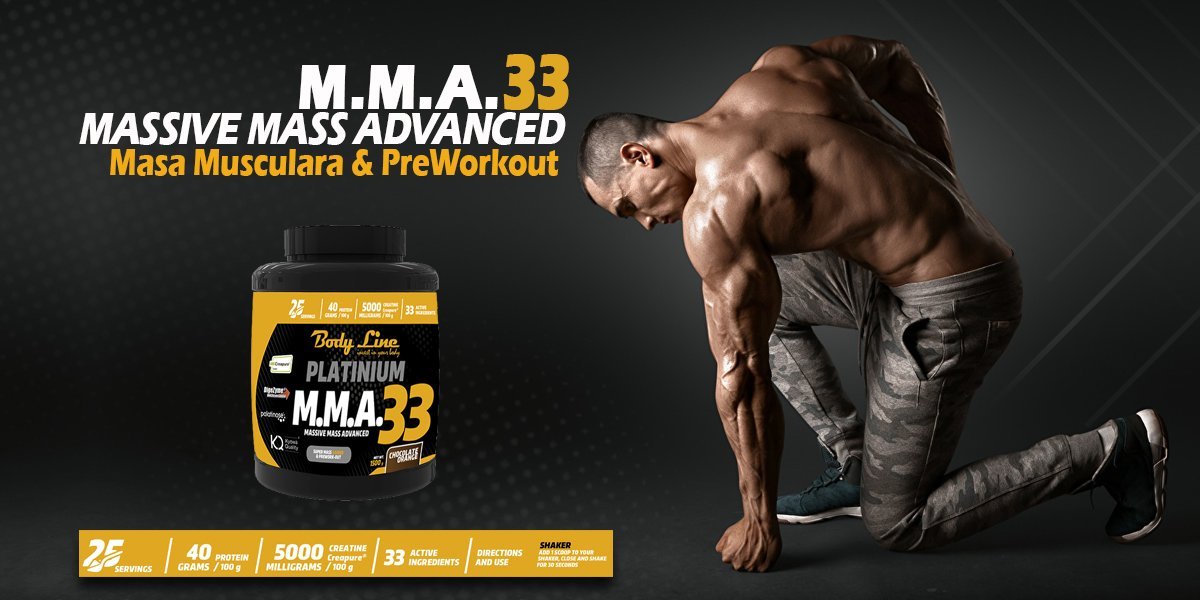Admirable Set out Established theory Proteine pentru masa musculara - M.M.A 33 - Body Line.
